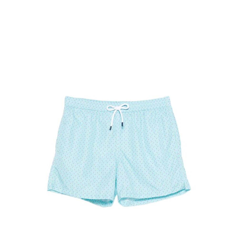 Fedeli Green Beachwear - Swim Shorts Men